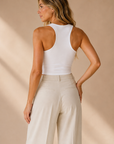 The Yuna Ivory Crop Top