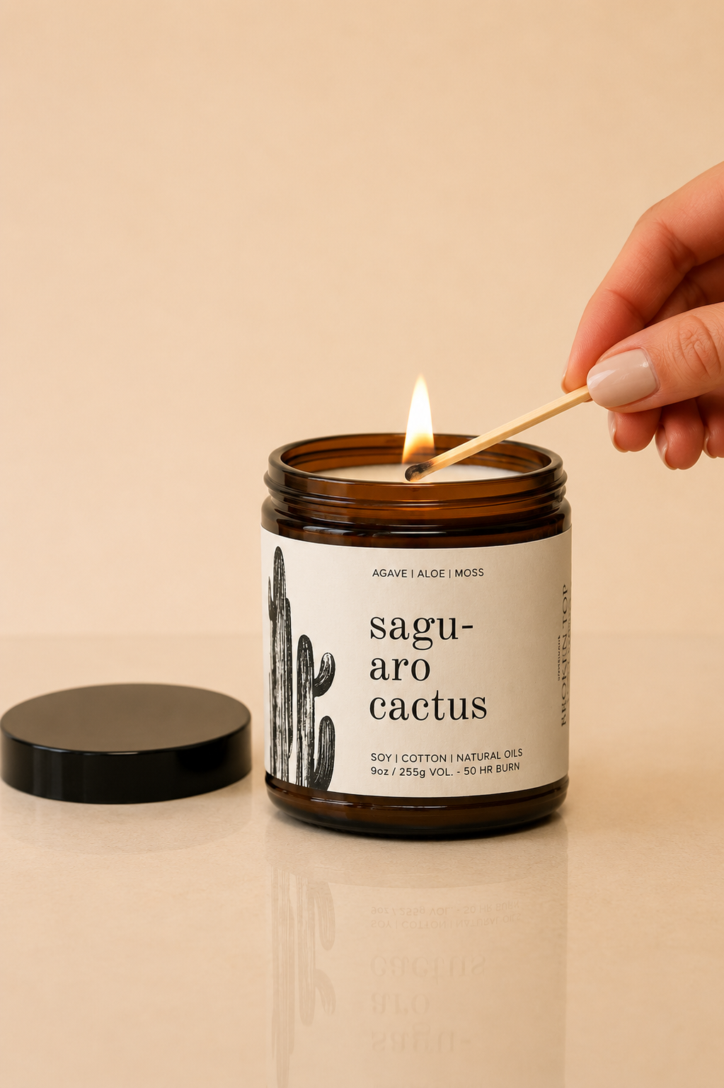 The Saguaro Cactus Soy Candle by Broken Top Brands