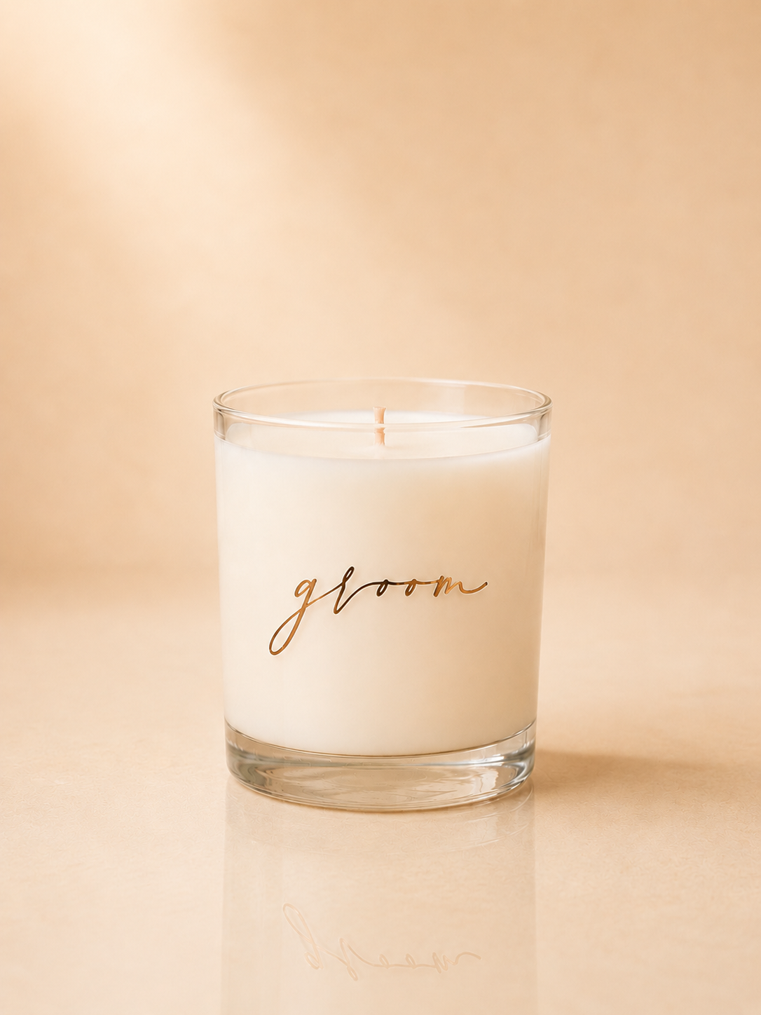 The Gold Groom Soy Candle by Wax Buffalo Pure Soy Candle Co.