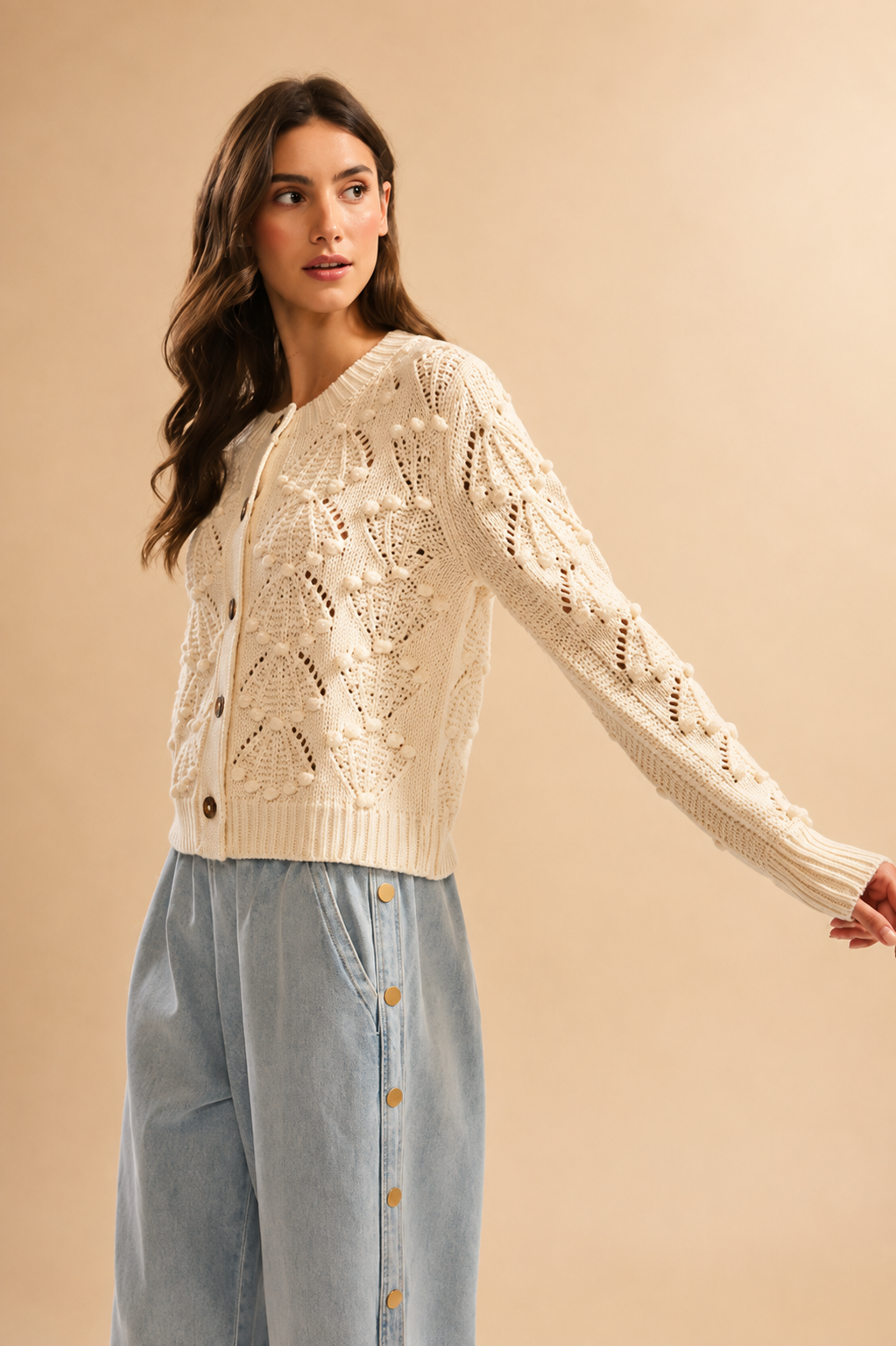 The Alora Textured Knit Cardigan
