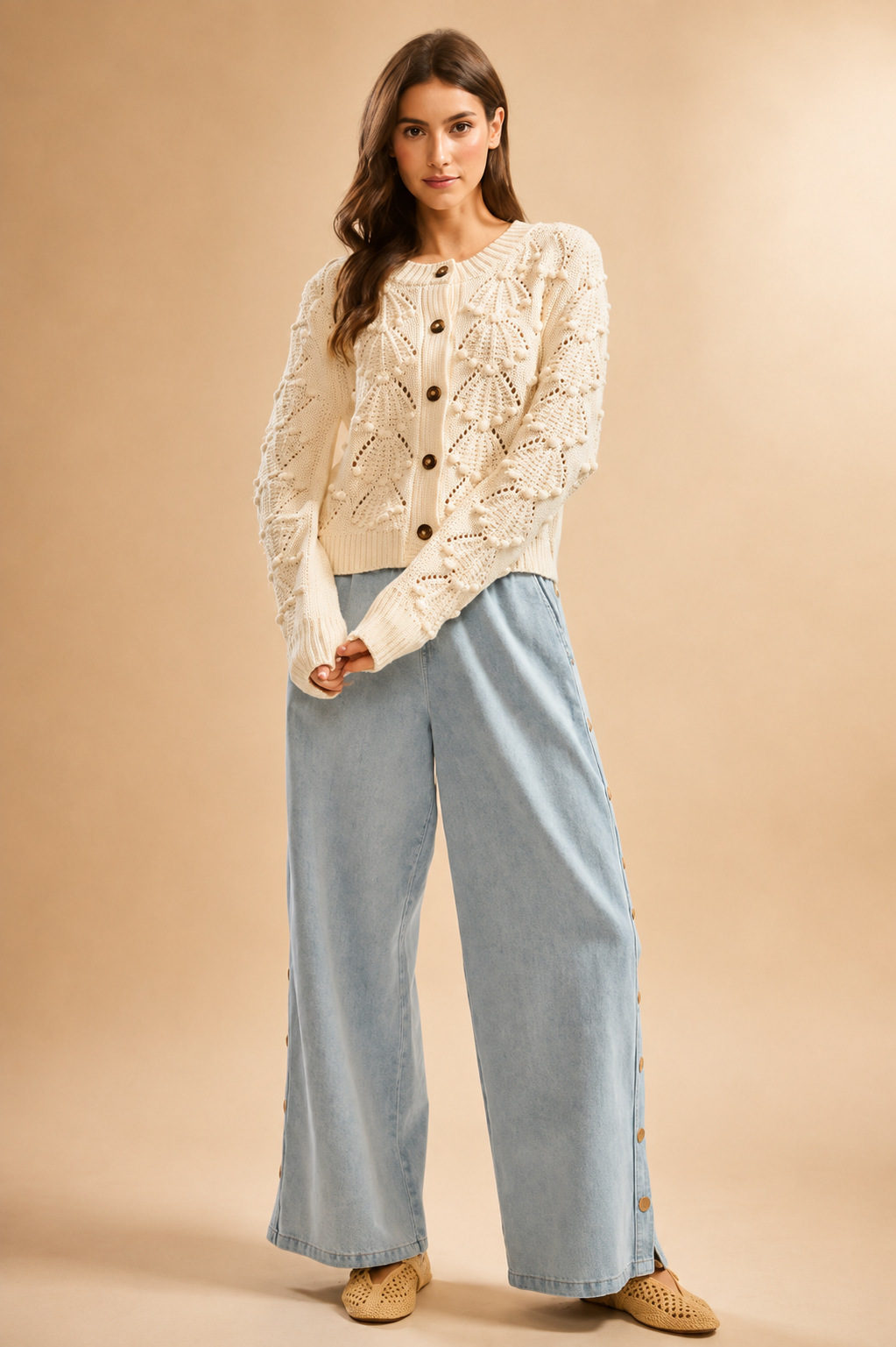 The Alora Textured Knit Cardigan