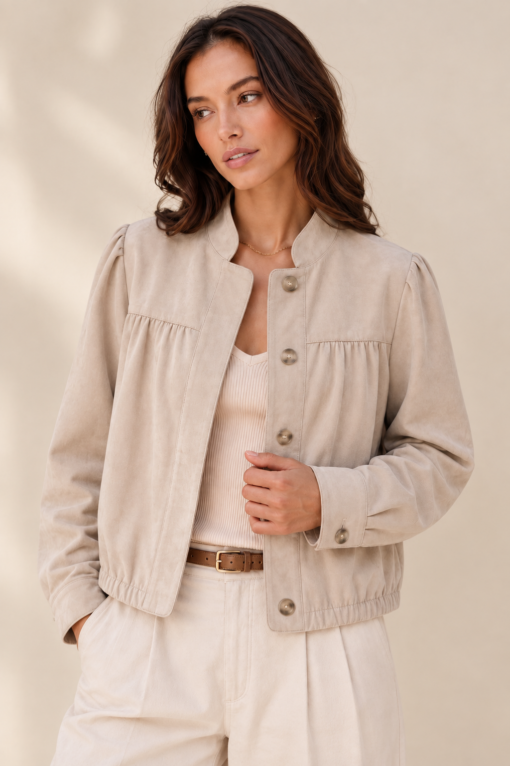 The Vale Vegan Suede Jacket