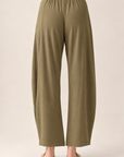The Nora Olive Barrel Pants