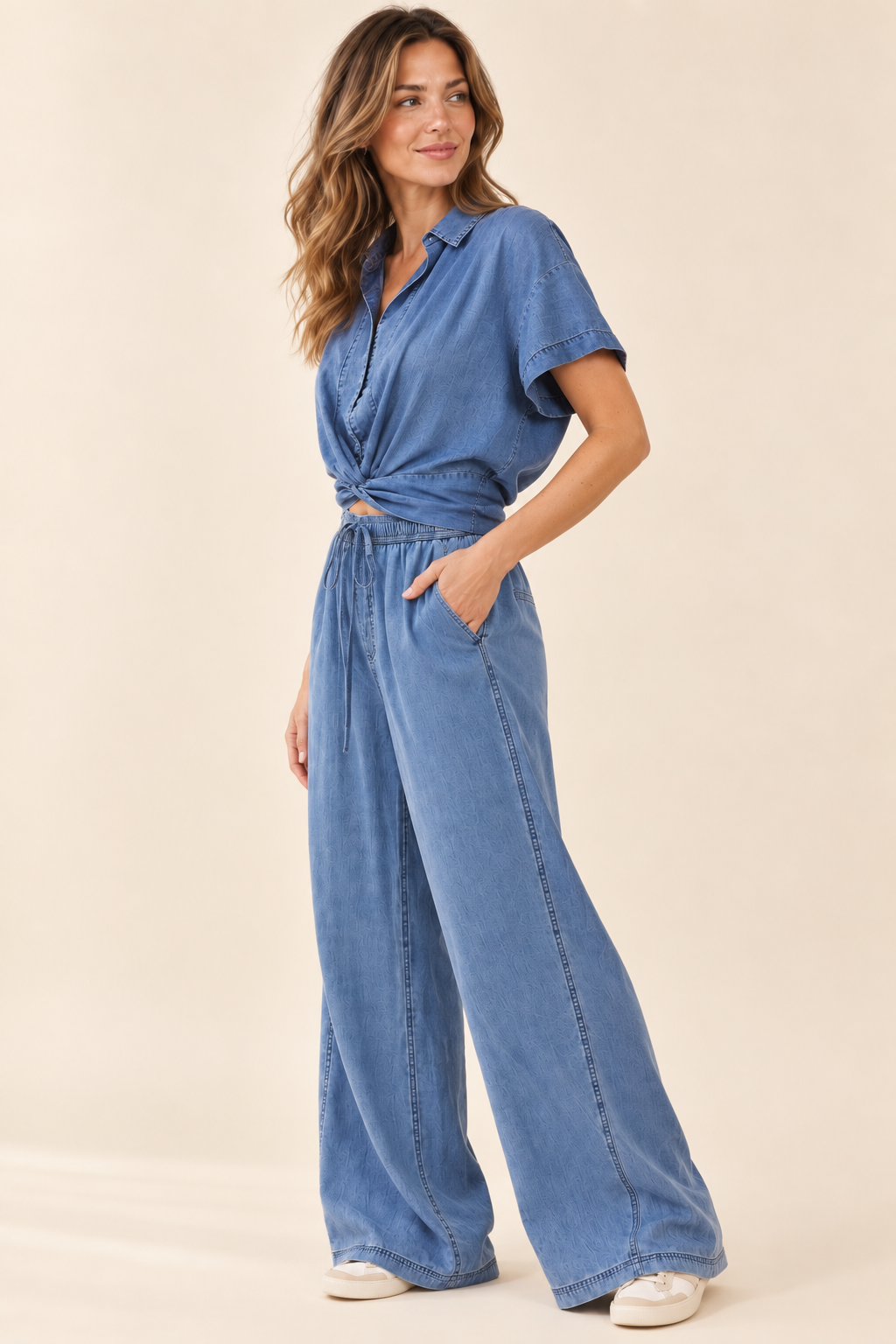 The Kelsey Tencel Twist Top