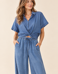 The Kelsey Tencel Twist Top
