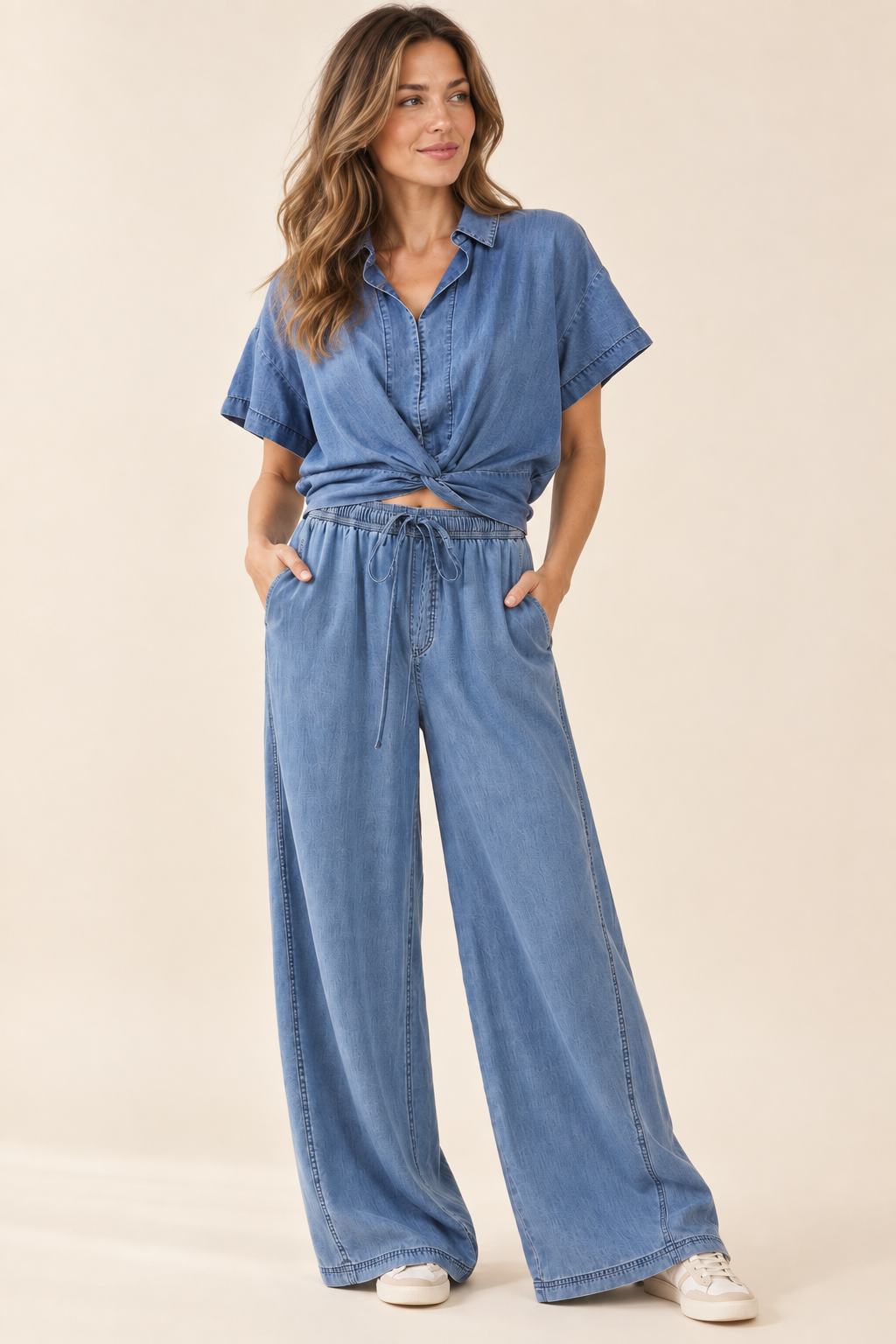 The Kelsey Tencel Twist Top