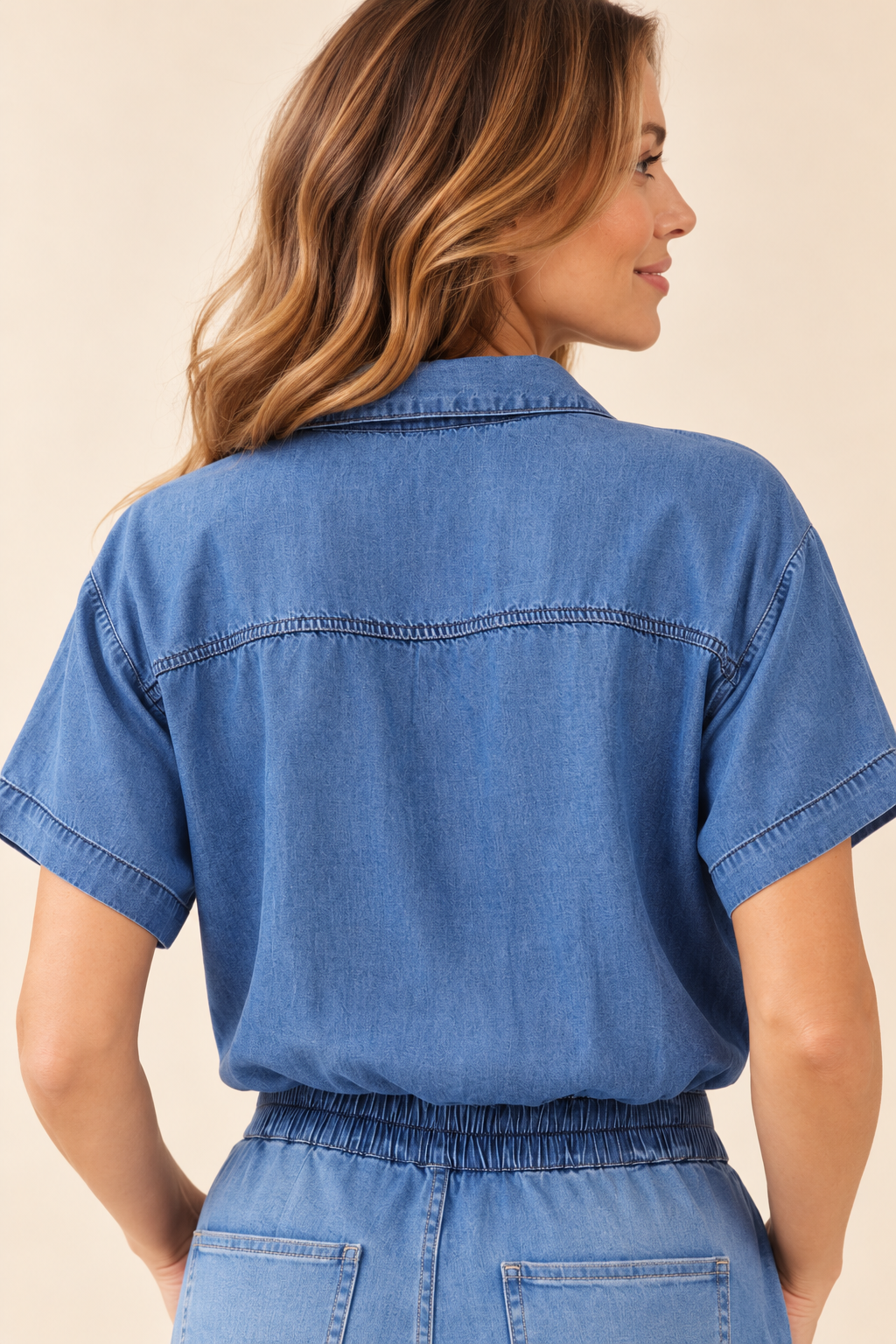 The Kelsey Tencel Twist Top