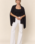 The Blythe Black Shawl Cardigan