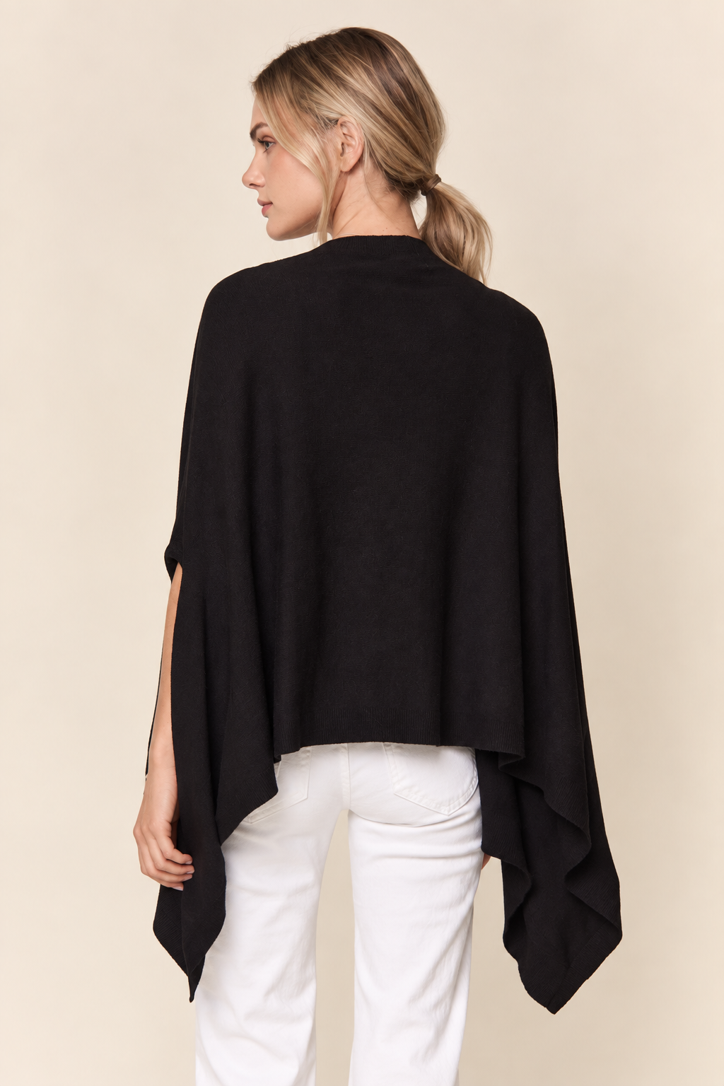 The Blythe Black Shawl Cardigan