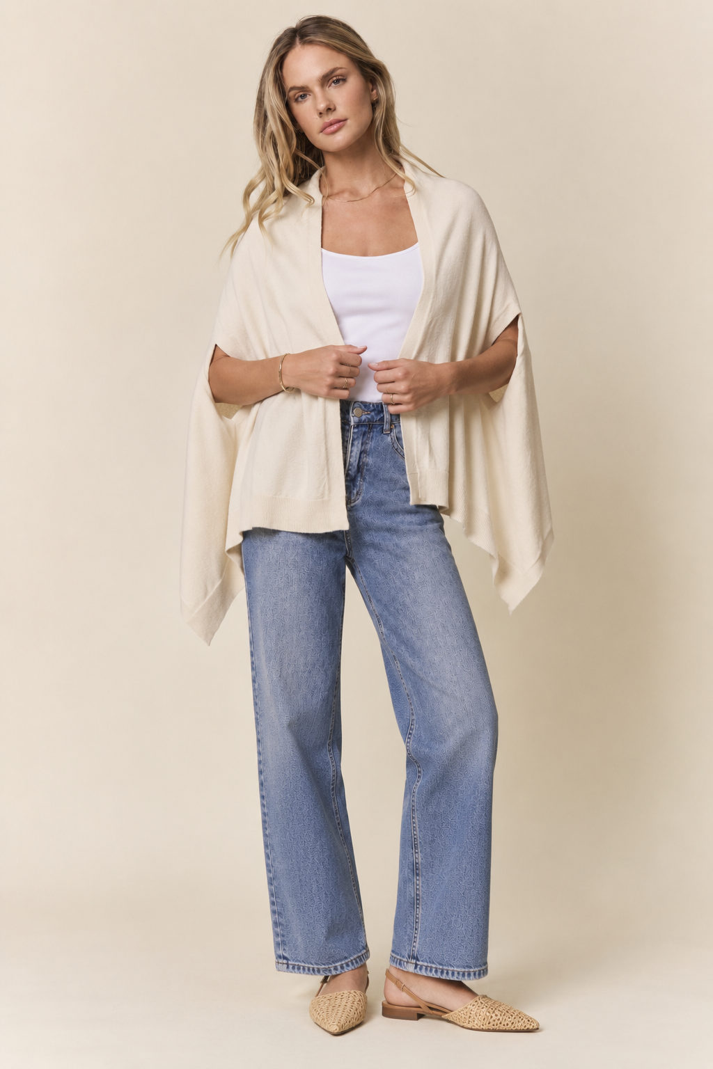 The Blythe Ivory Shawl Cardigan