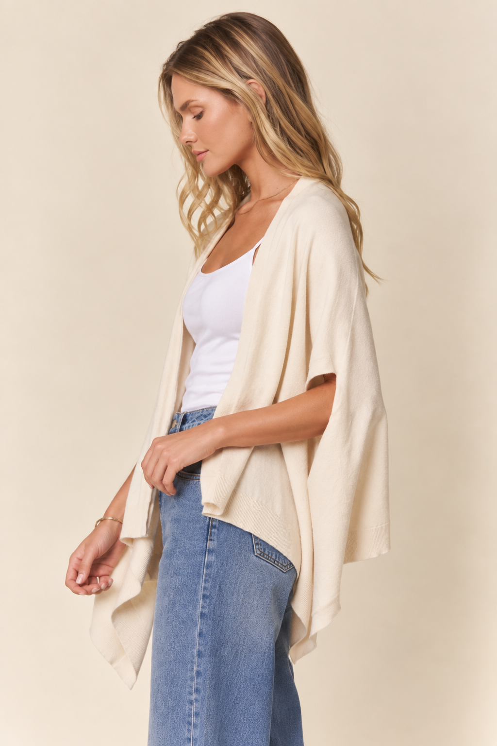 The Blythe Ivory Shawl Cardigan