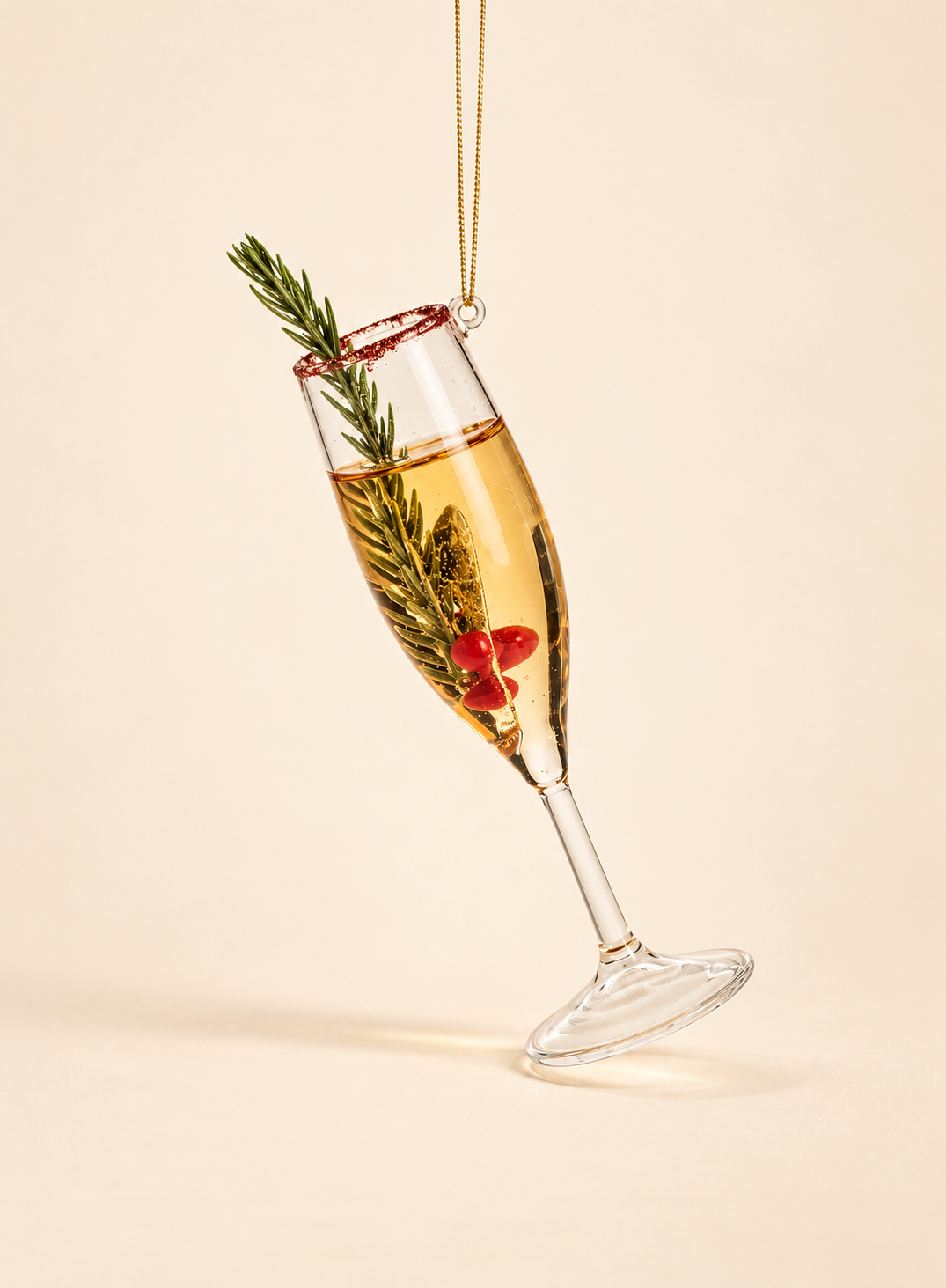 The Holiday Champagne Ornament