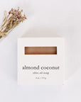 Almond Coconut Olive Oil Soap by roote