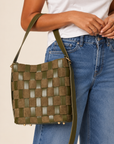 The Elva Woven Bucket Bag