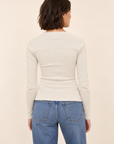 The Anissa Ivory Envelope Top