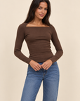 The Anissa Brown Envelope Top