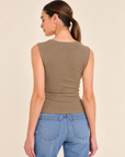 The Izzy Deep Taupe Tank Top