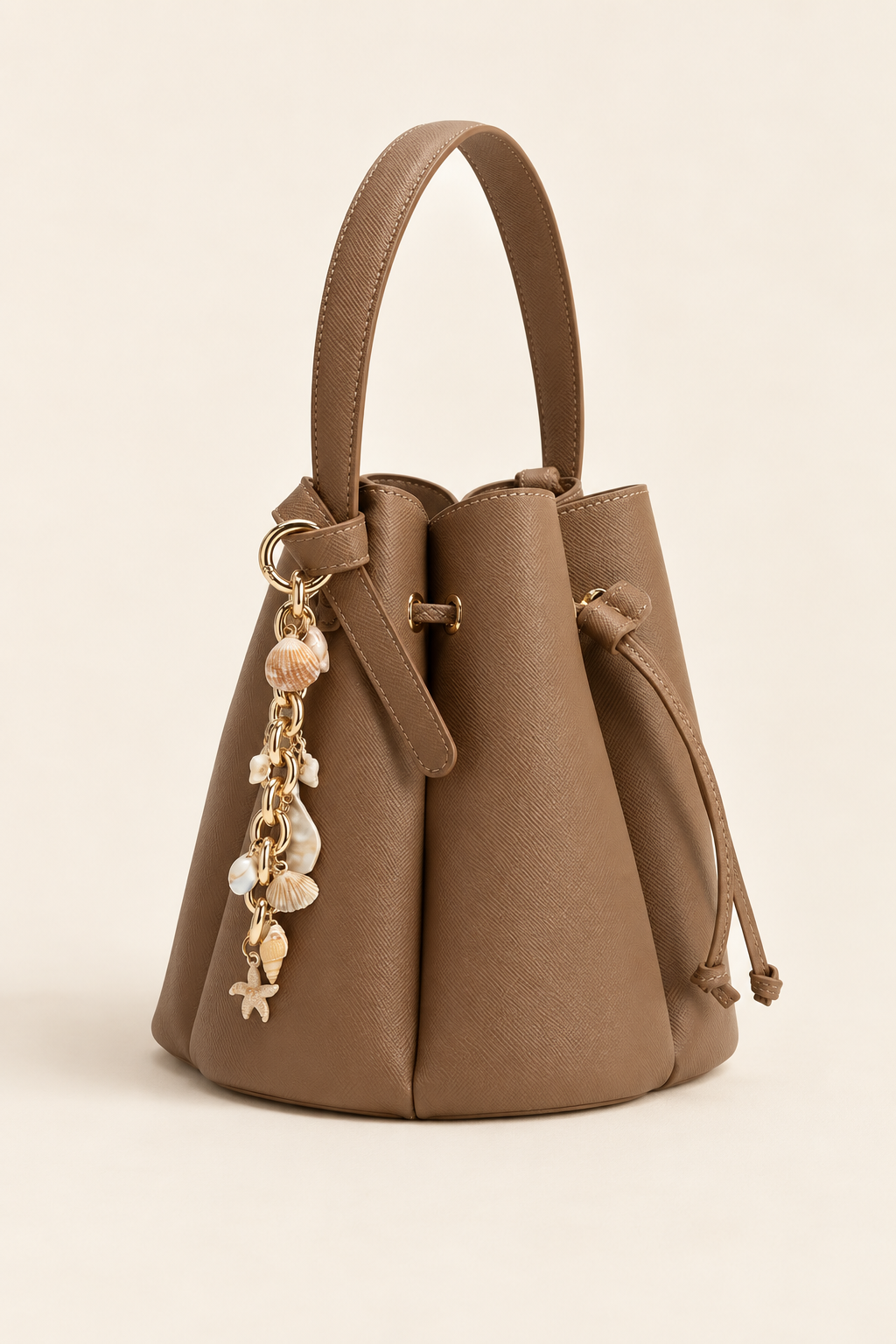 The Seashell Gold Bag Charm