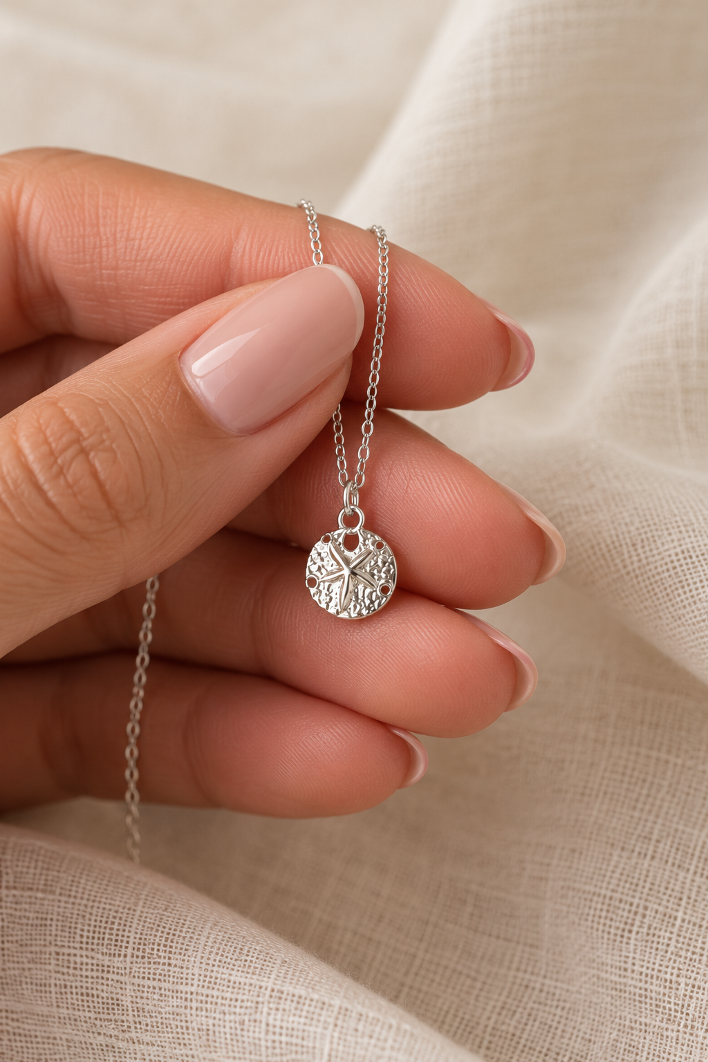 The Sand Dollar Necklace by SALT by Sarah Curtis