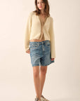 The Imogen Cream Contrast Cardigan