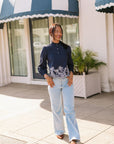 The Leana Denim Wide Leg Jeans
