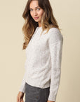 The Aubrey Natural Speckled Sweater