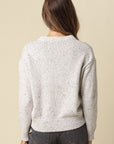 The Aubrey Natural Speckled Sweater