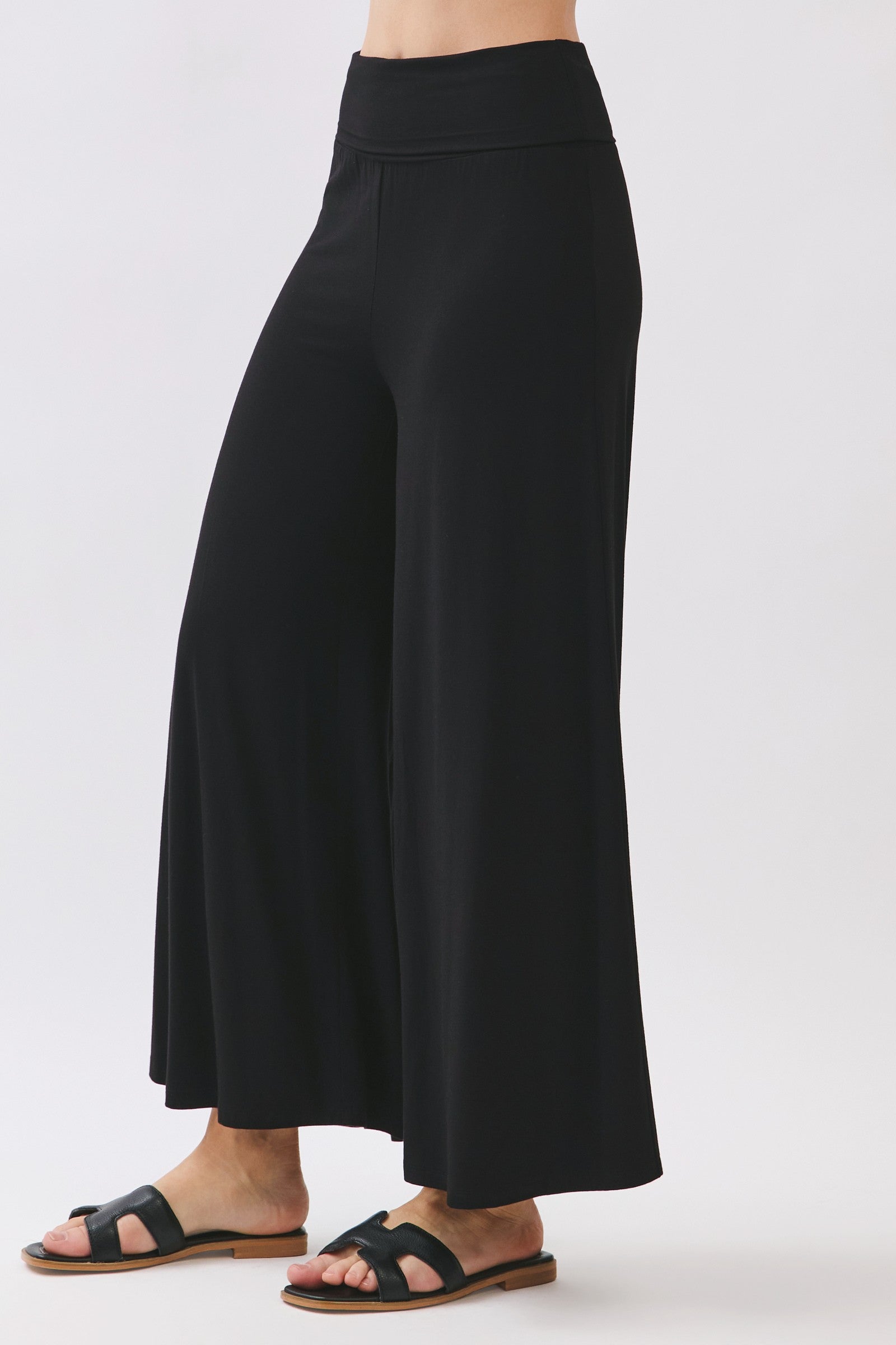 The Jaya Black Palazzo Pants
