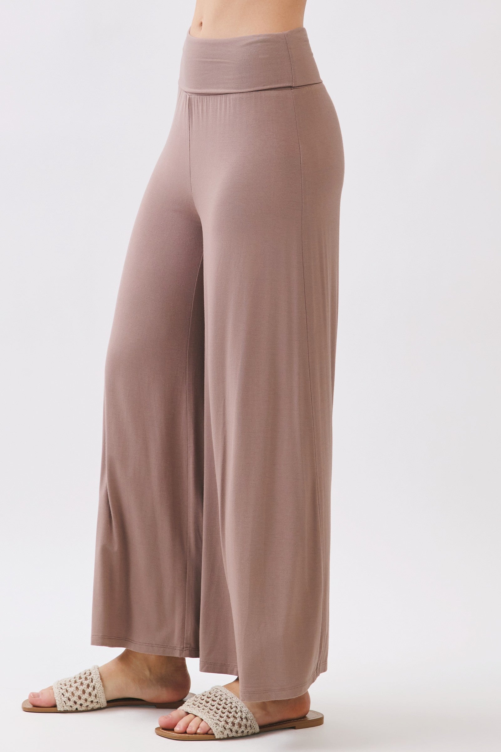 The Jaya Mocha Palazzo Pants