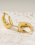 The Jemma Square Chunky Hoop Earrings