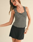 The Jennifer Striped Knitted Top