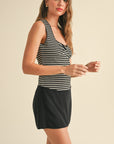 The Jennifer Striped Knitted Top