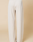 The Jordyn Collared Drawstring Top + Pant Set - Sold Separately