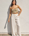 The Joshua Tree Smocked Crop Top