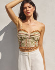 The Joshua Tree Smocked Crop Top