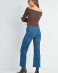 The Josie Slim Wide Leg Jeans