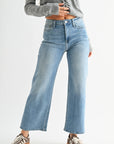 The Josie Medium Slim Wide Leg Jeans