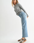 The Josie Medium Slim Wide Leg Jeans