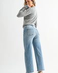 The Josie Medium Slim Wide Leg Jeans