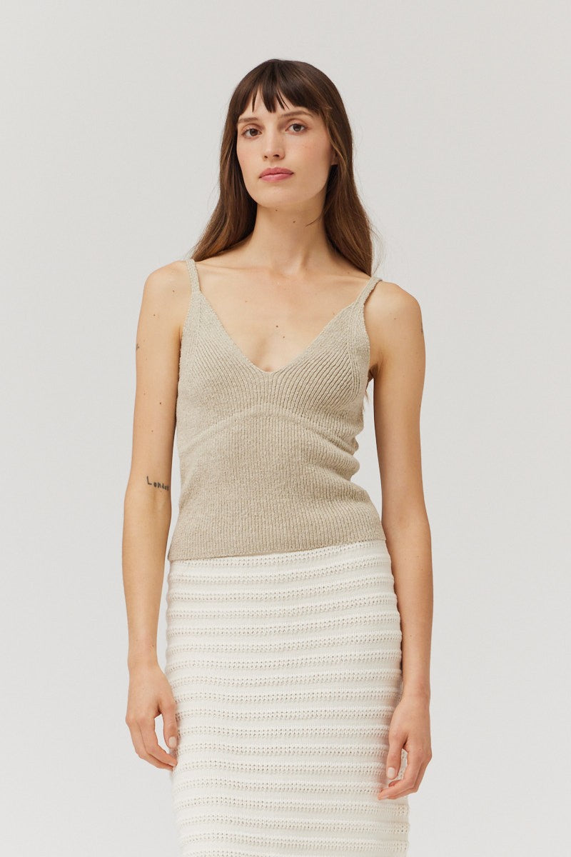 The Juni Thyme Crop Knit Top