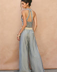 The Juno Striped Knit Waist Pants