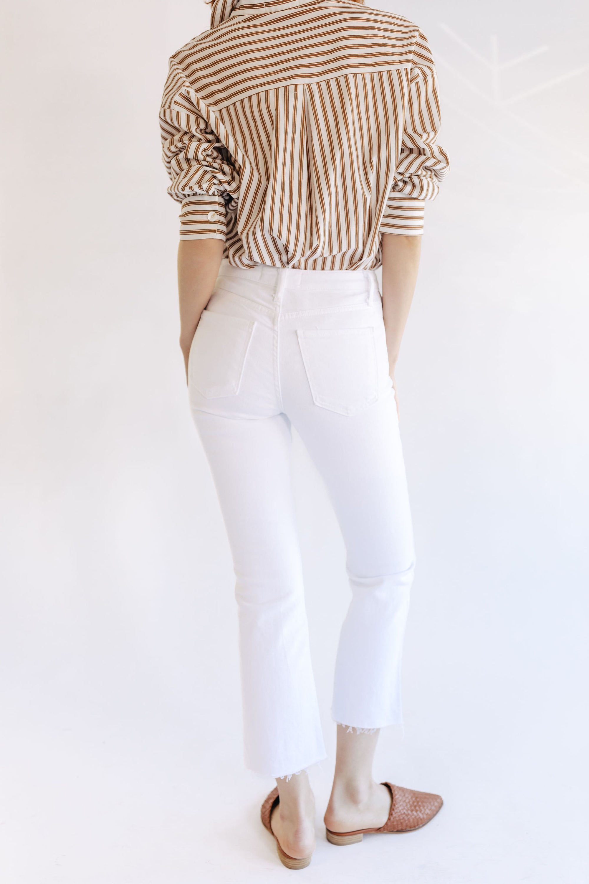 The Kyle Vintage Cropped Flare Jeans