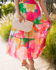 The Iris Floral Maxi Dress