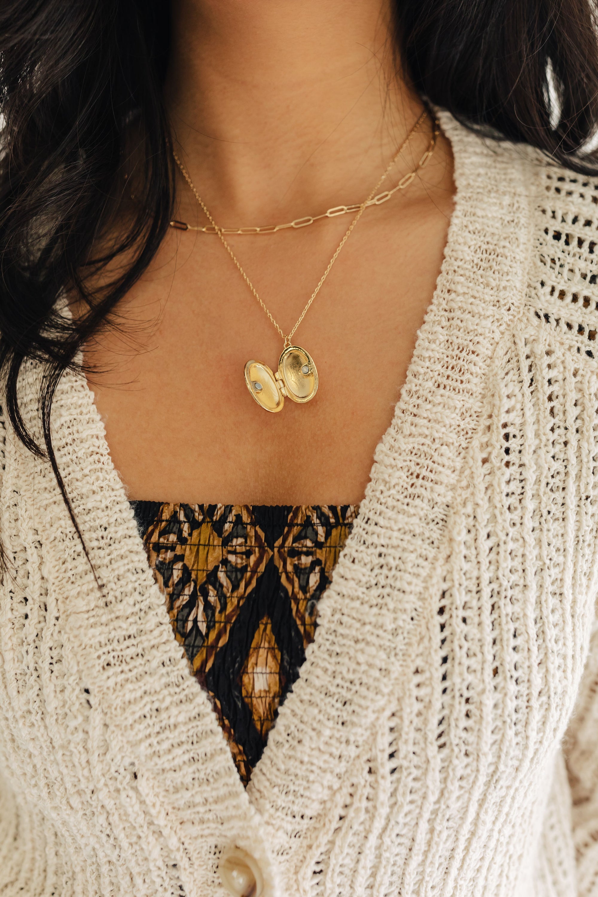 The Brass Butterfly Locket – Thread + Seed