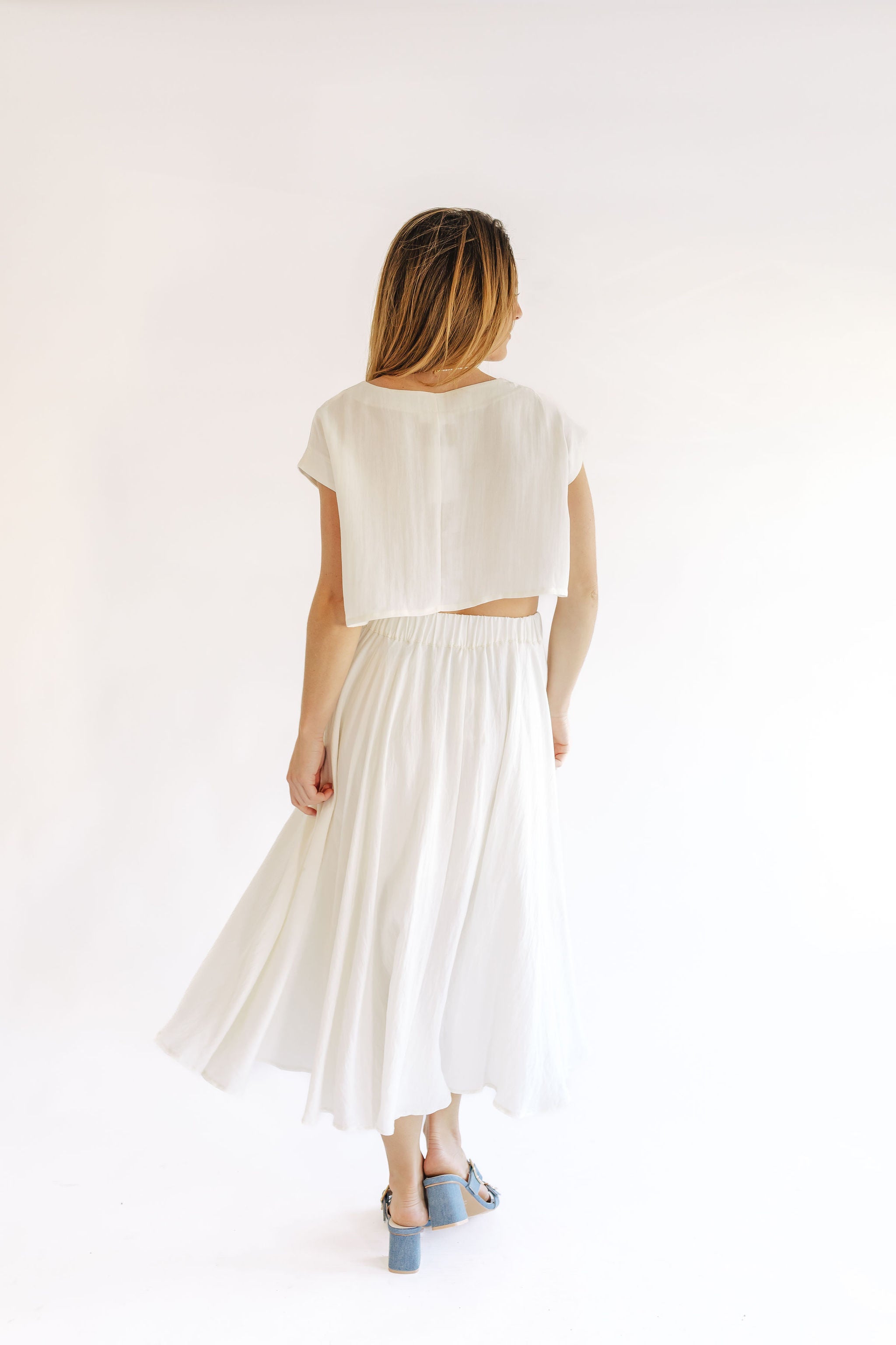 The Santorini Crop Top + Midi Skirt Set- Sold Separately – Thread