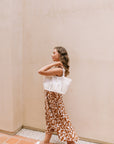 The Malia Laser Cut Tote Bag