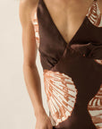 The Kailani Seashell Halter Dress