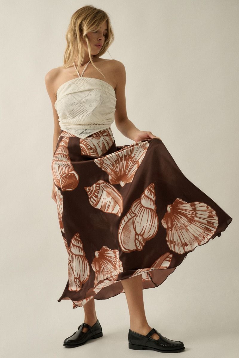 The Kailani Seashell Maxi Skirt