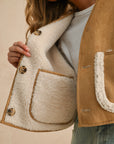 The Karlie Faux Suede + Sherpa Reversible Jacket