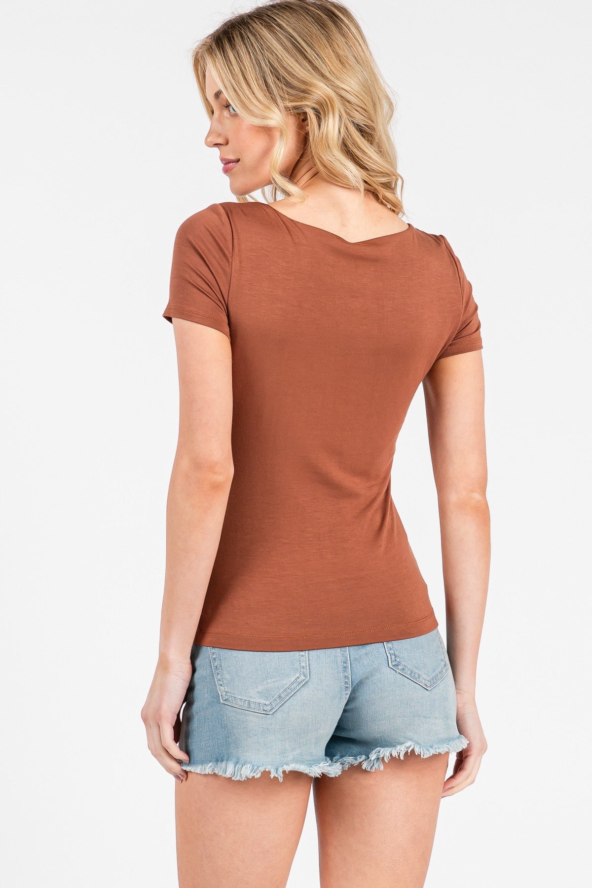The Katie Essential Square Neck Top
